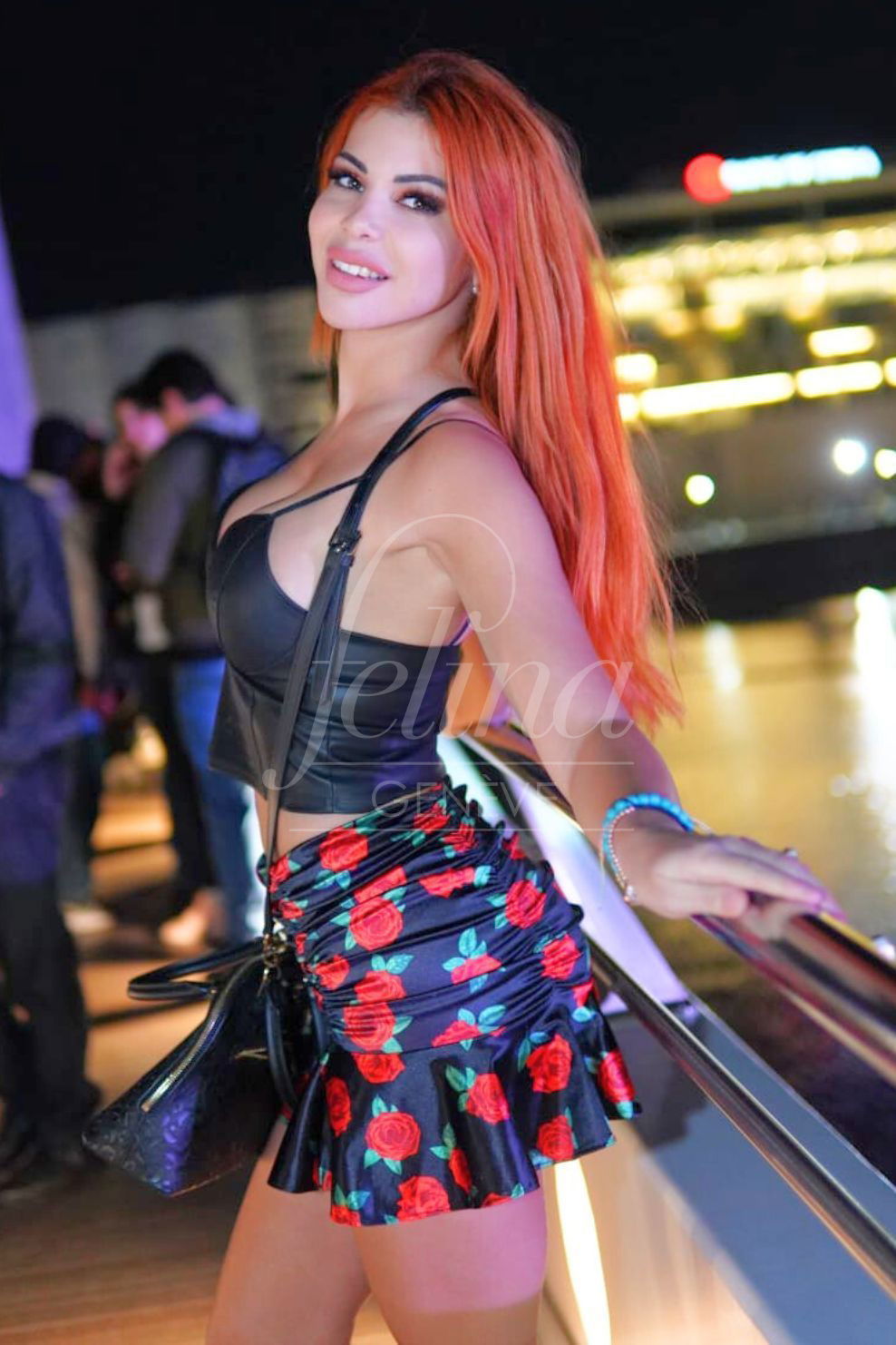 Luxury escort and call girl in sexy attire for companionship service in Geneva